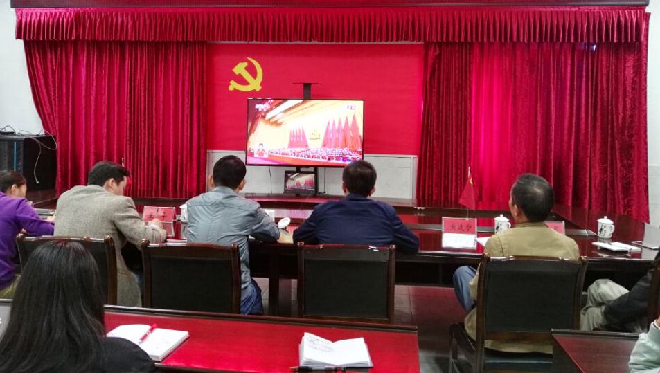 望谟县组织系统集中观看党的十九大开幕会_副本.jpg